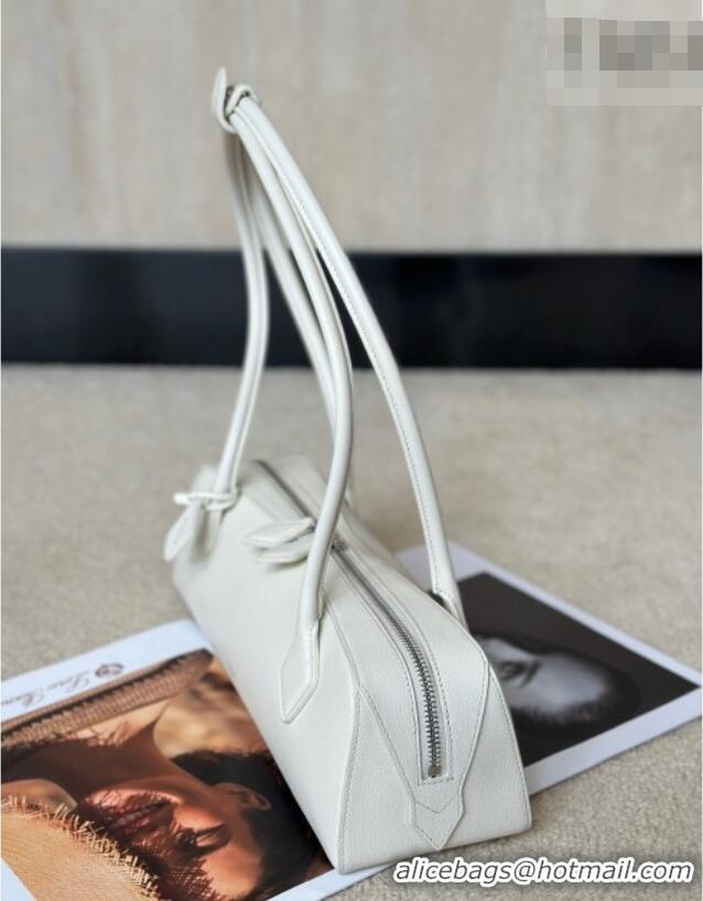 Super Quality Alaia Le Tecket Medium Long Shoulder bag in Calfskin Leather 998081 White 2026