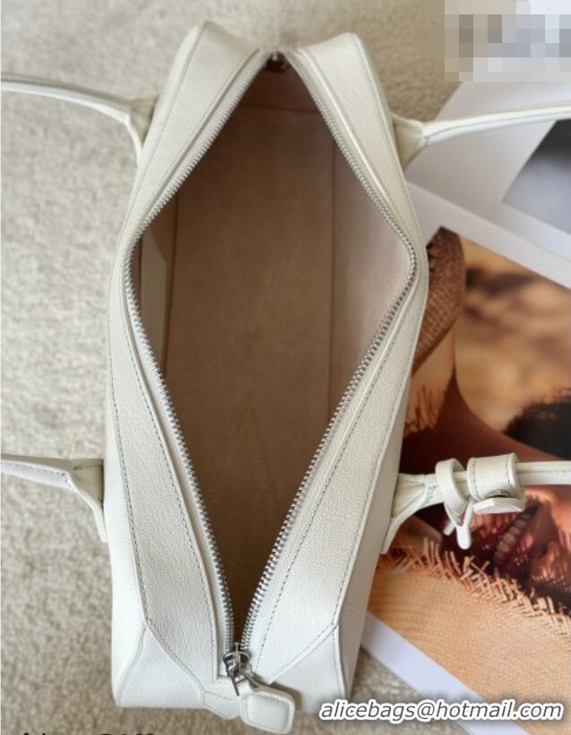 Super Quality Alaia Le Tecket Medium Long Shoulder bag in Calfskin Leather 998081 White 2026