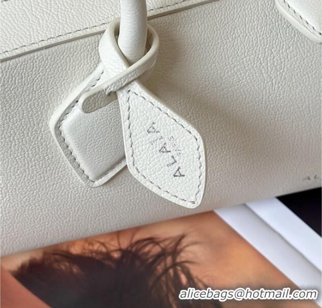Super Quality Alaia Le Tecket Medium Long Shoulder bag in Calfskin Leather 998081 White 2026