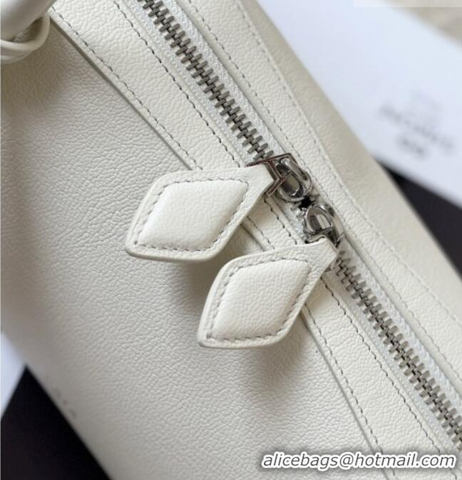 Super Quality Alaia Le Tecket Medium Long Shoulder bag in Calfskin Leather 998081 White 2026