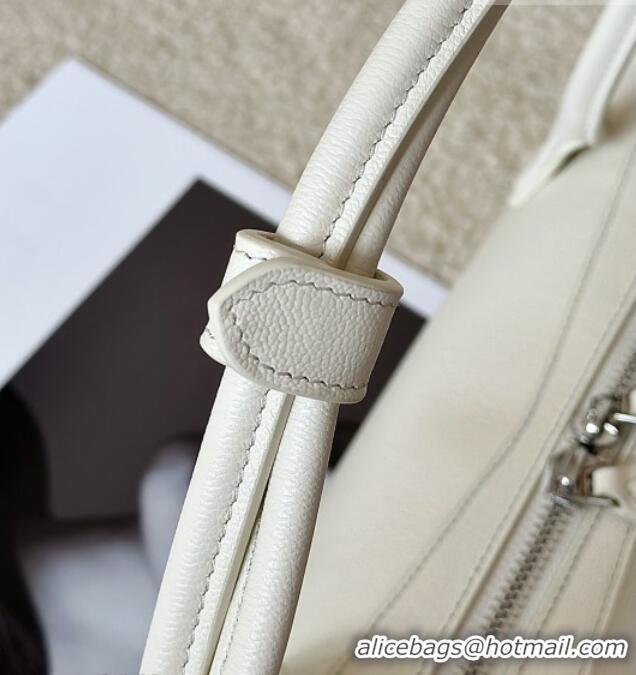 Super Quality Alaia Le Tecket Medium Long Shoulder bag in Calfskin Leather 998081 White 2026