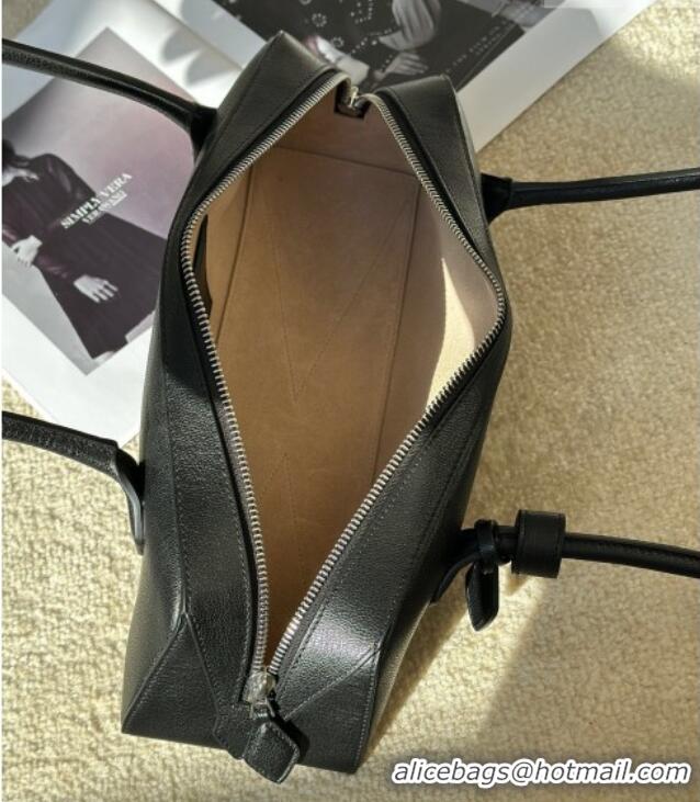 Best Price Alaia Le Tecket Medium Long Shoulder bag in Calfskin Leather 998081 Black 2026