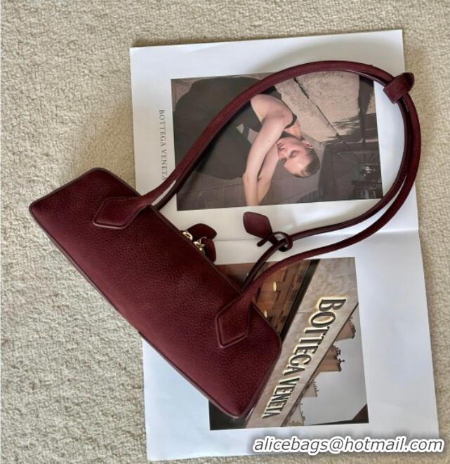 Super Quality Alaia Le Tecket Small Long Shoulder bag in Grained Nubuck 8815S Red 2026