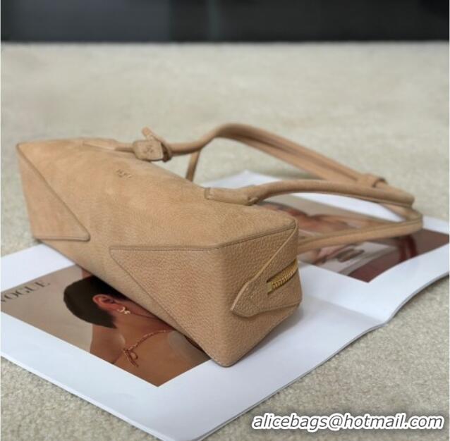 Top Design Alaia Le Tecket Small Long Shoulder bag in Grained Nubuck 8815S Beige 2026