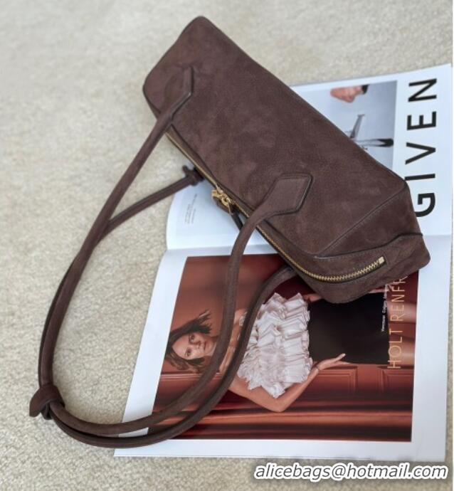 Market Sells Alaia Le Tecket Medium Long Shoulder bag in Grained Nubuck 8815M Taupe 2026