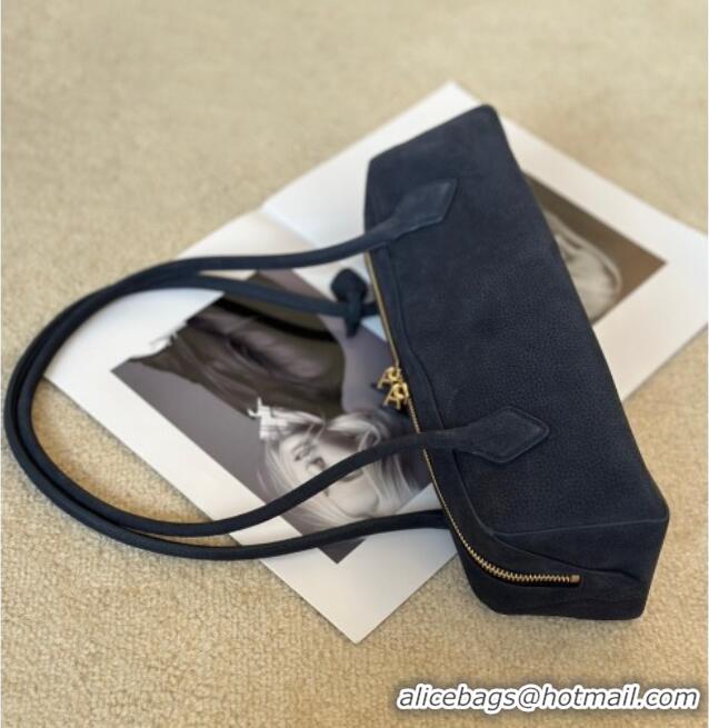 Luxury Cheap Alaia Le Tecket Medium Long Shoulder bag in Grained Nubuck 8815M Blue 2026