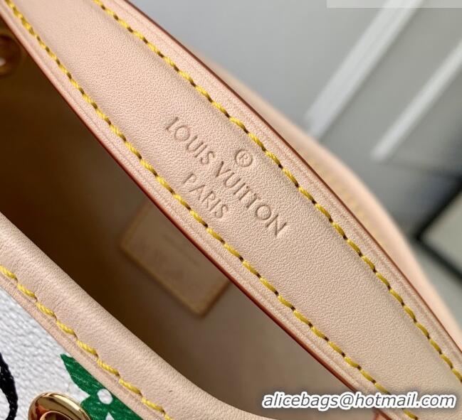 Top Quality Louis Vuitton x TM Nano Noe Bag in Monogram Multicolor M27493 White 2026