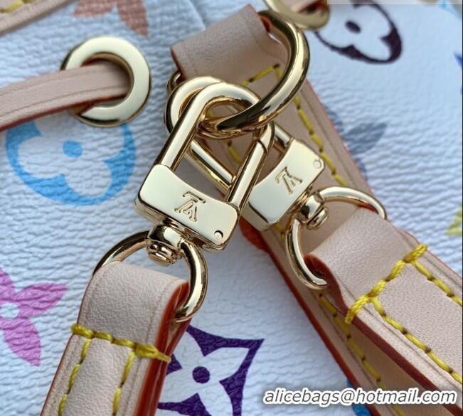 Top Quality Louis Vuitton x TM Nano Noe Bag in Monogram Multicolor M27493 White 2026