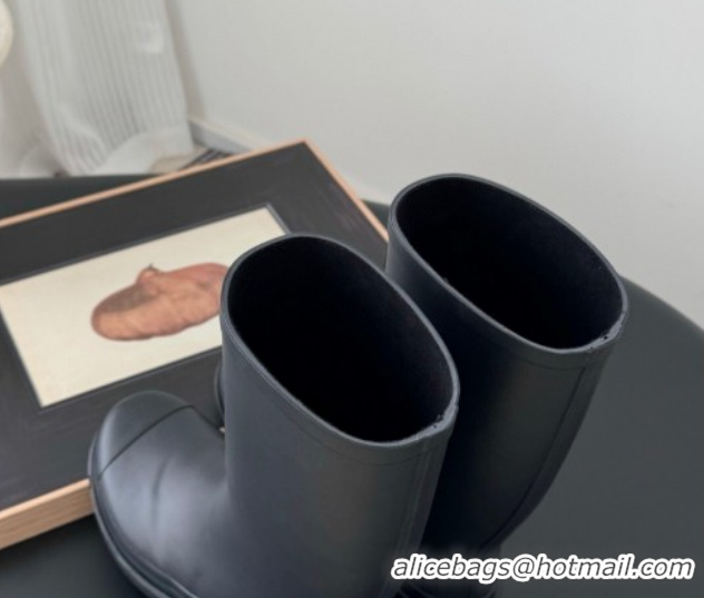 Top Grade Chanel Rubber Rain Boots CH122301 Dark Blue 2026