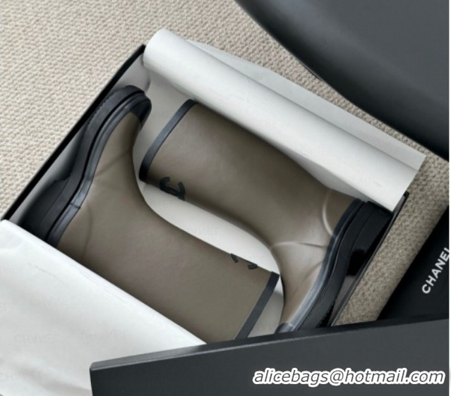 Best Price Chanel Rubber Rain Boots CH122301 Green 2026