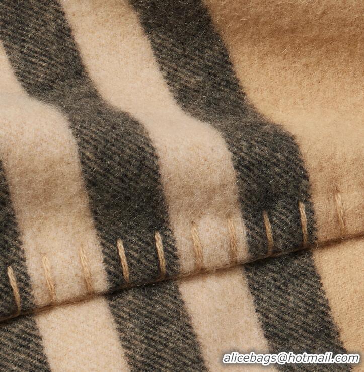 Super Quality Burberry Checked Cashmere Snood 4637 Beige