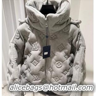 ​Super Quality Louis Vuitton Monogram Puffer Jacket L95316 Grey