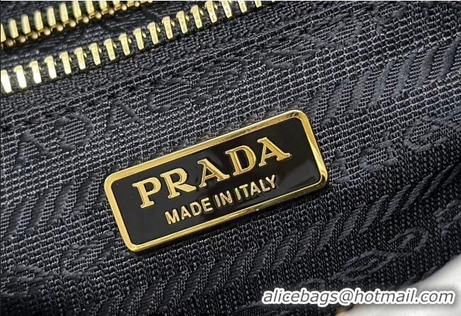 Original Cheap Prada Bonnie medium leather handbag 1BA426 White 2025