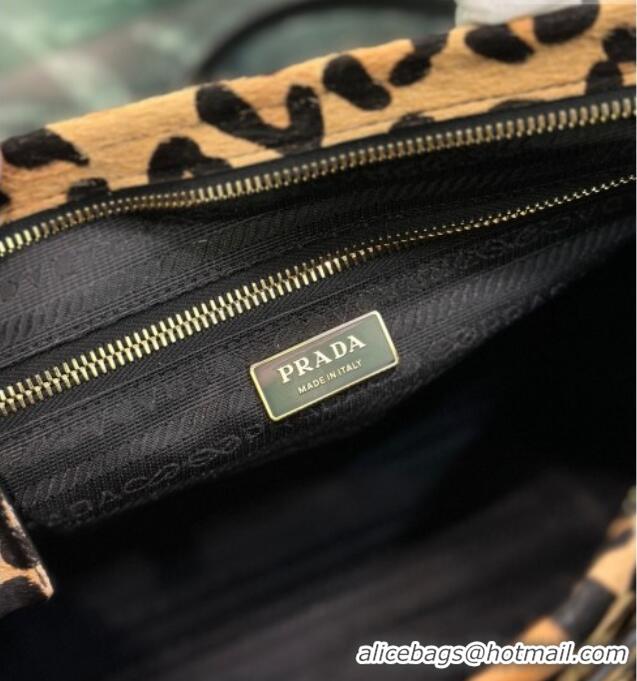 Top Grade Prada Bonnie large Leopard Print handbag 1BA433 2025