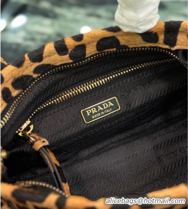 Fashion Discount Prada Bonnie mini Leopard Print handbag 1BA486 2025