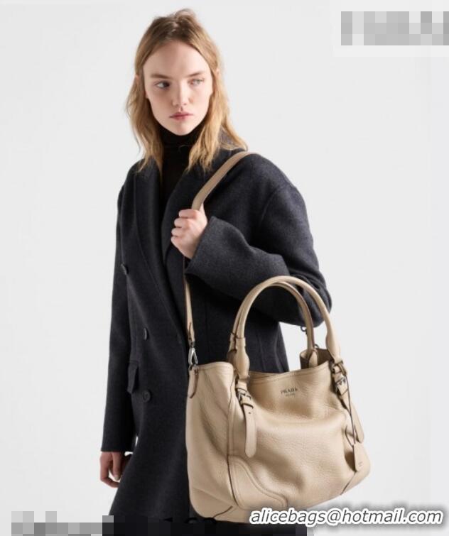 Modern Classic Prada Large leather tote bag 1BG602 Black 2026