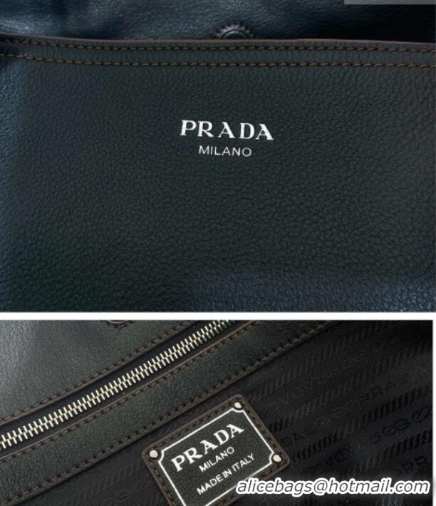 Modern Classic Prada Large leather tote bag 1BG602 Black 2026