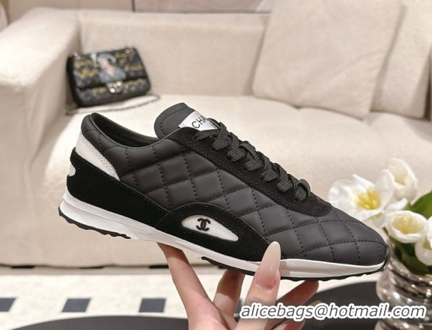 Most Popular Chanel Calfskin Leather Sneakers G47014 Black 2026