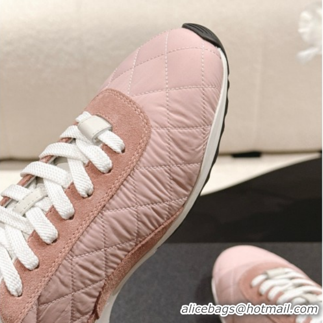 Cheap Price Chanel Calfskin Leather Sneakers G47014 Pink 2026