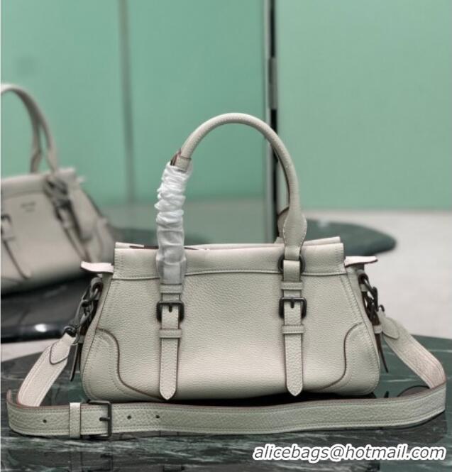 Best Price Prada Large leather tote bag 1BG604 White 2026