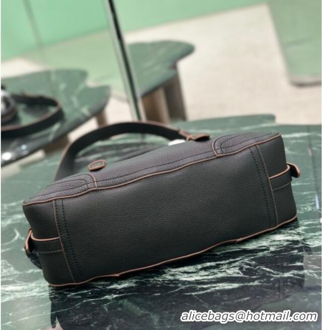 Buy Discount Prada Large leather tote bag 1BG604 Black 2026