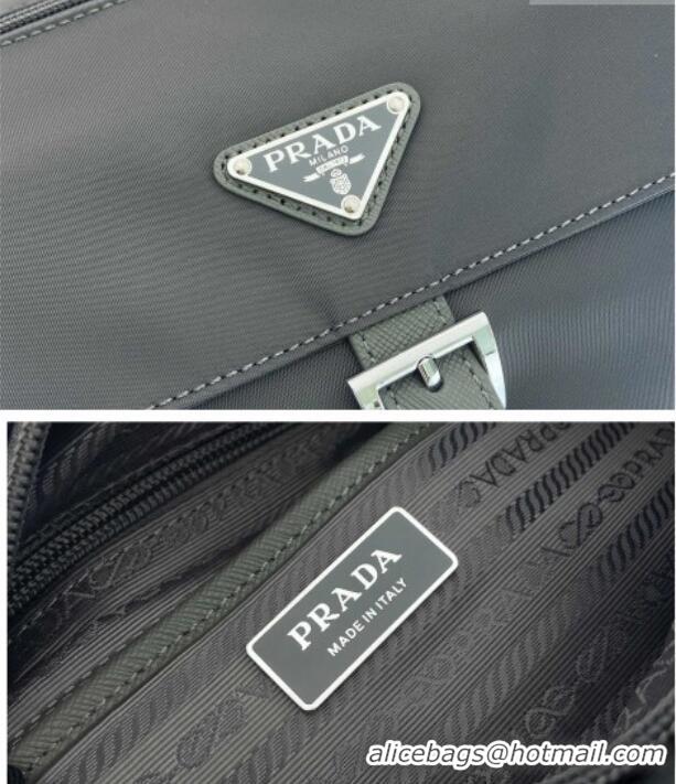 Famous Brand Prada Re-Nylon shoulder bag 1BD994 Grey 2026