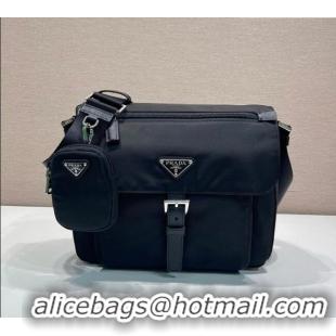 Trendy Design Prada Re-Nylon shoulder bag 1BD994 Black 2026