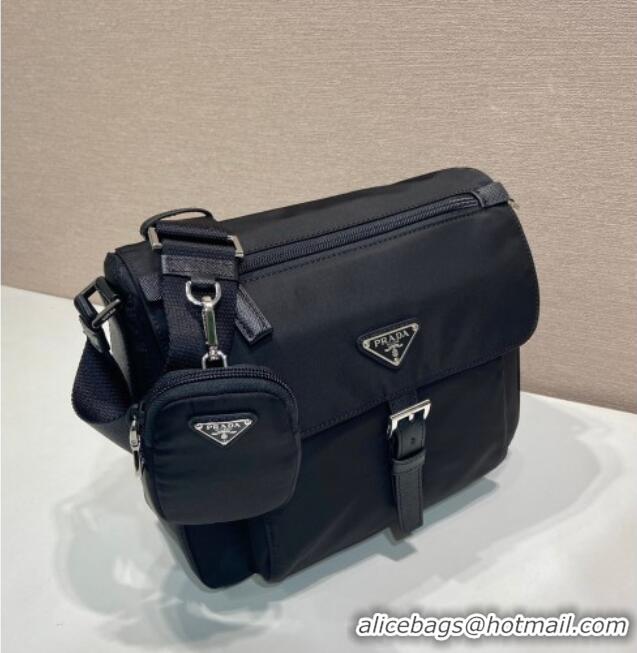 Trendy Design Prada Re-Nylon shoulder bag 1BD994 Black 2026