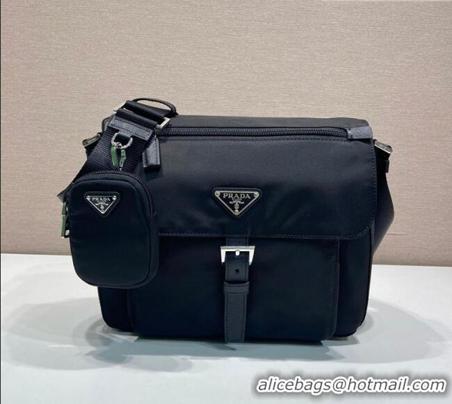 Trendy Design Prada Re-Nylon shoulder bag 1BD994 Black 2026