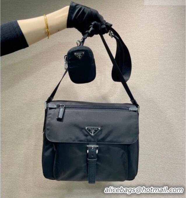 Trendy Design Prada Re-Nylon shoulder bag 1BD994 Black 2026
