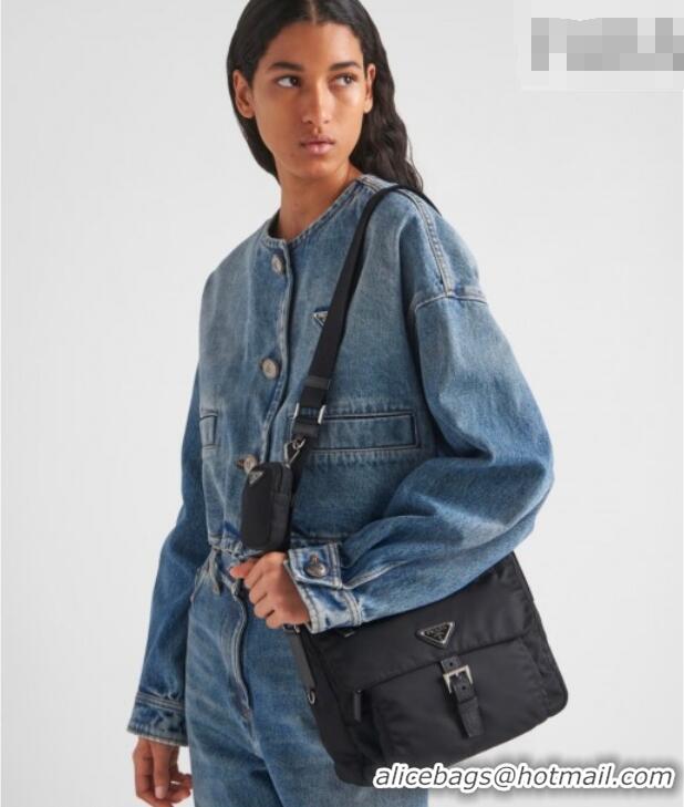 Trendy Design Prada Re-Nylon shoulder bag 1BD994 Black 2026