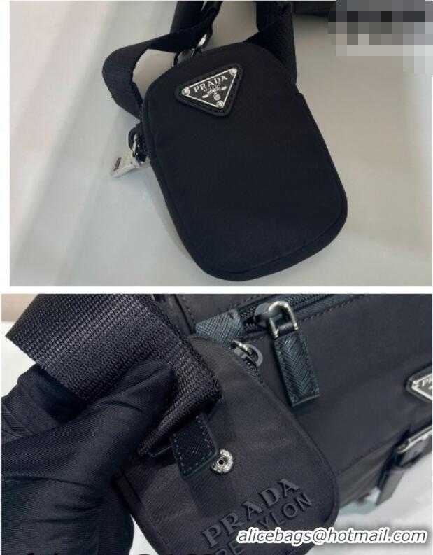 Trendy Design Prada Re-Nylon shoulder bag 1BD994 Black 2026