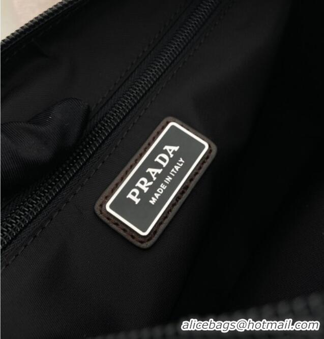 Top Grade Prada Mens Speedrock Re-Nylon and leather shoulder bag 2VH192 Black 2026