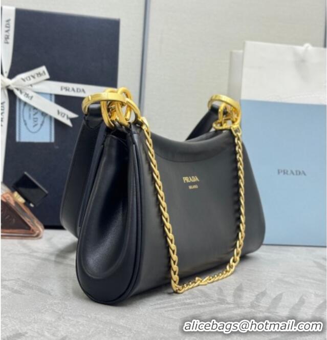 Buy Cheap Prada Enchaîné small leather bag 1BC261 Black 2026