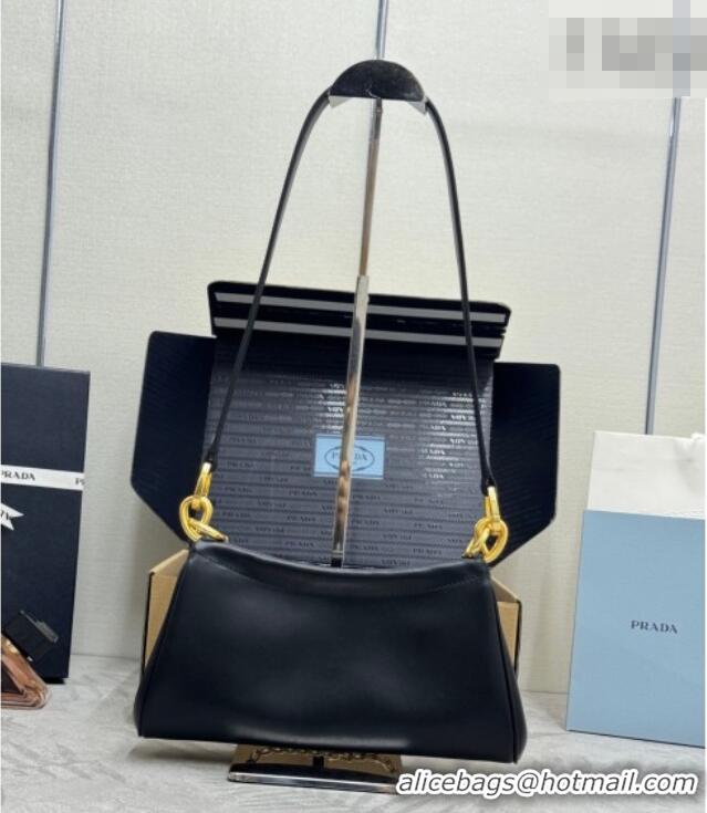 Buy Cheap Prada Enchaîné small leather bag 1BC261 Black 2026