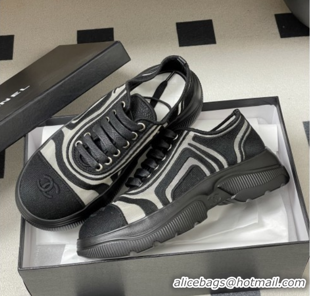 Top Grade Chanel Mesh & Mixed Fibers Sneakers G46509 Black 2026