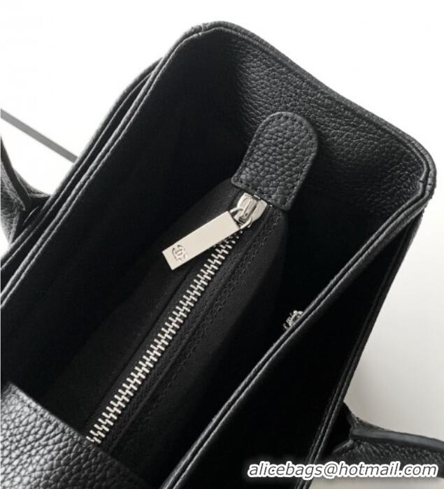 Top Grade Chanel Medium Tote Bag in Grained Calfskin AS2157 Black/Silver 2026