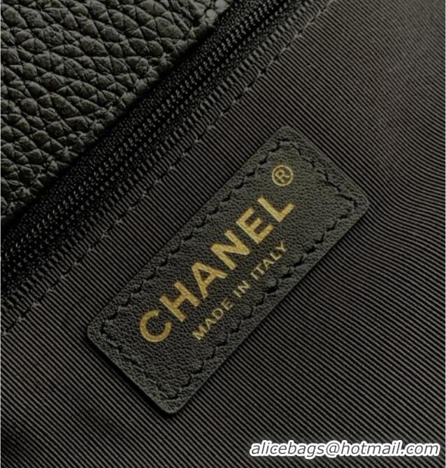 Most Popular Chanel Medium Tote Bag in Grained Calfskin AS2157 Black/Gold 2026