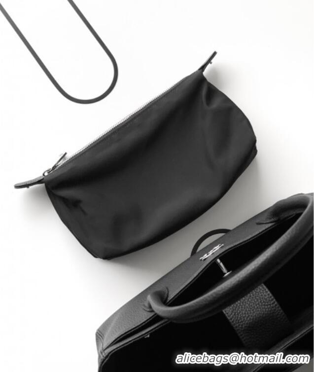 Luxury Discount Chanel Small Tote Bag in Grained Calfskin AS2156 Black/Silver 2026