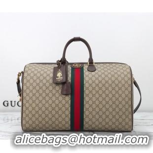 Promotional Gucci Savoy large duffle bag in GG Canvas 834458 Beige 2026