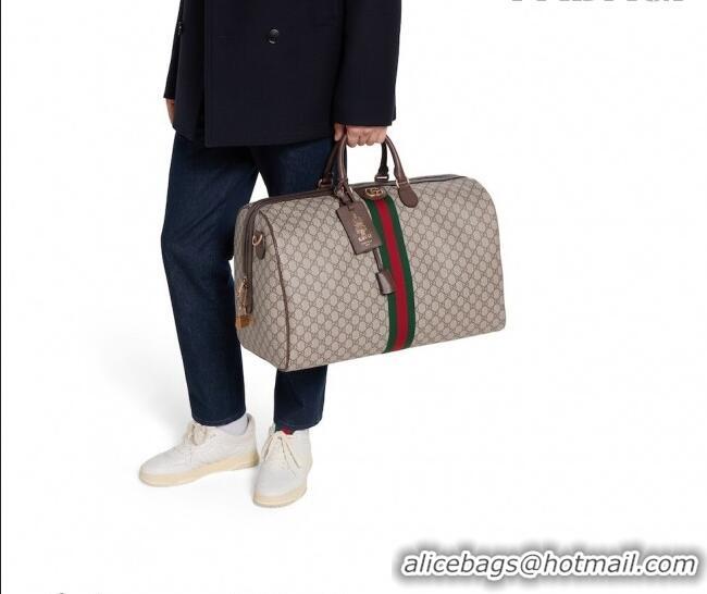 Promotional Gucci Savoy large duffle bag in GG Canvas 834458 Beige 2026
