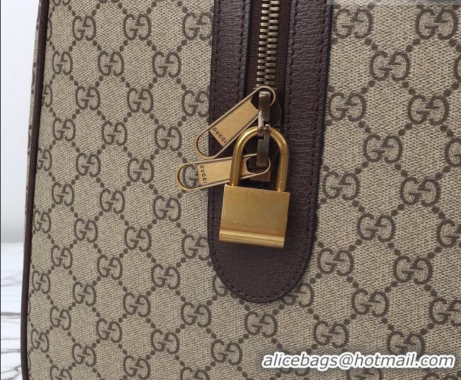 Promotional Gucci Savoy large duffle bag in GG Canvas 834458 Beige 2026