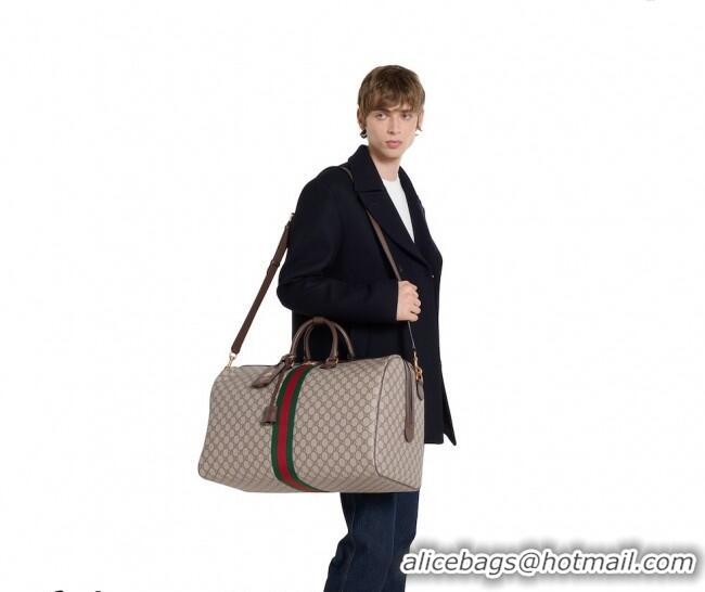 Promotional Gucci Savoy large duffle bag in GG Canvas 834458 Beige 2026
