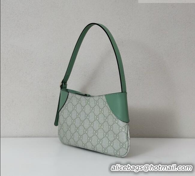 Promotional Gucci GG Canvas Emblem Mini Shoulder bag 820696 Green 2026