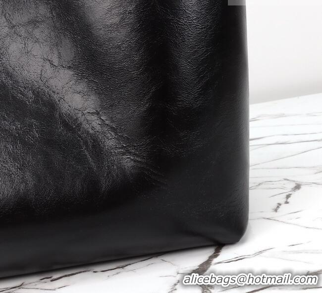 Best Price Gucci Giglio Large Tote Bag in Glossy Leather 853971 Black 2026