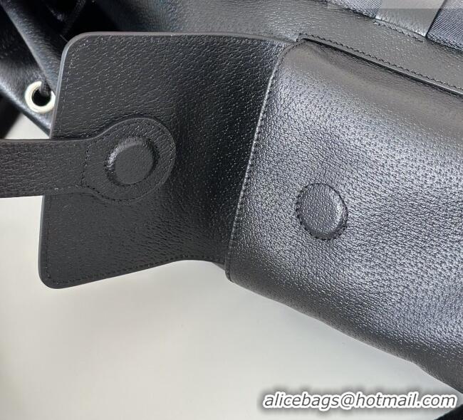 Famous Brand Gucci Mens Ophidia Large Backpack Bag in 839110 Black Leather 2026