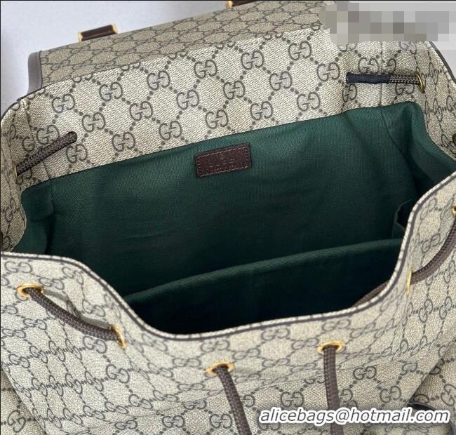 Buy Discount Gucci Mens Ophidia large backpack bag 839110 Beige/Brown 2026