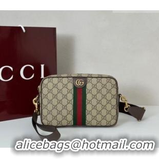 Top Grade Gucci Mens Ophidia small crossbody bag in gg canvas 839155 Beige/Brown 2025