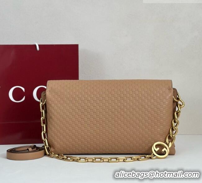 Luxury Discount Gucci Large shoulder bag with chain in GG Leather 857362 Brown 2026