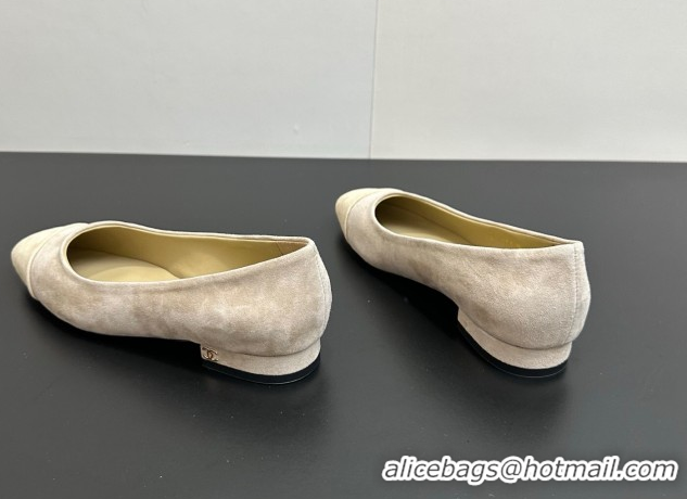 Best Product Chanel Suede Slingbacks Flat CH122405 Beige/Yellow 2026